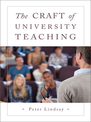 cover image of The Craft of University Teaching